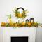 5ft. Orange Peony Artificial Fall Harvest Garland